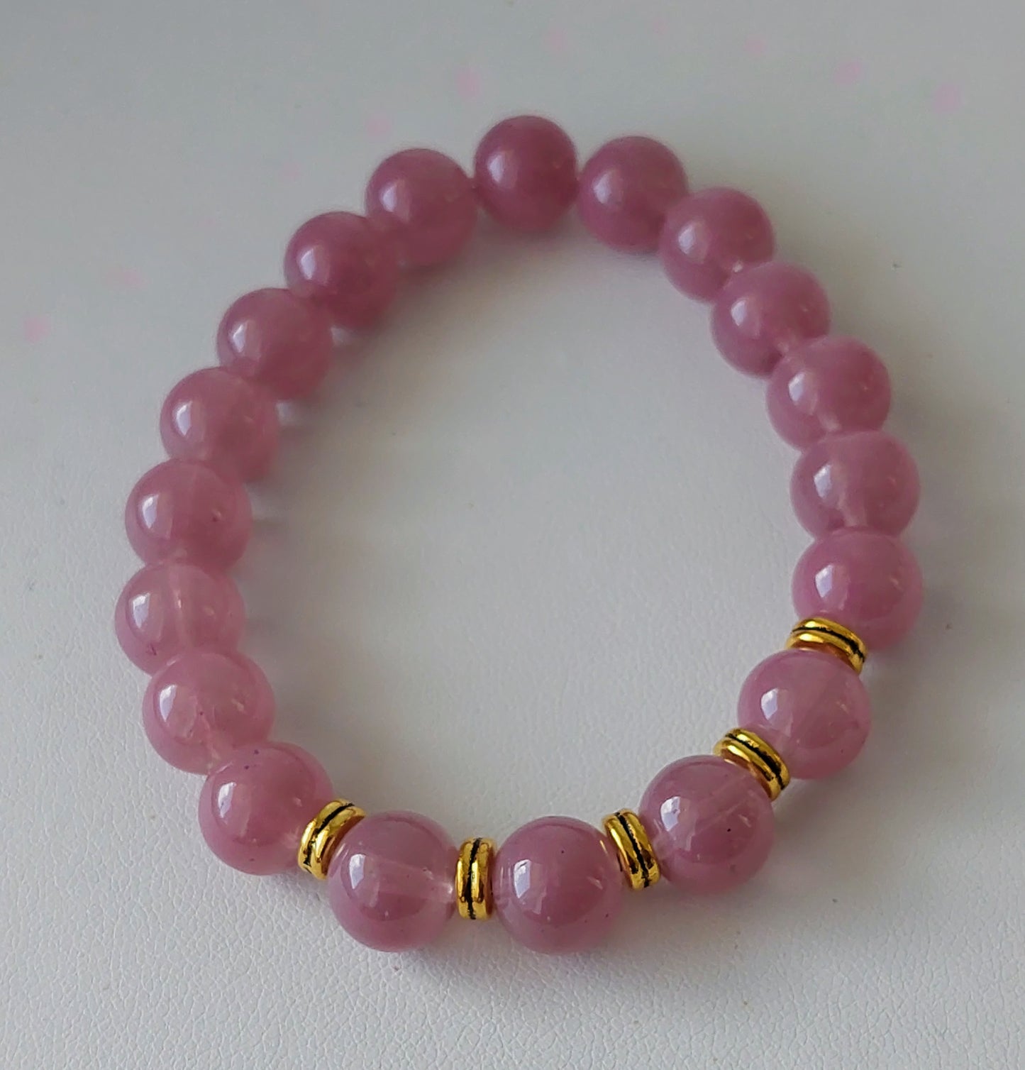 Women's Frosted Agate and Cracked Agate Stretch Beaded Bracelet Set (10 mm)