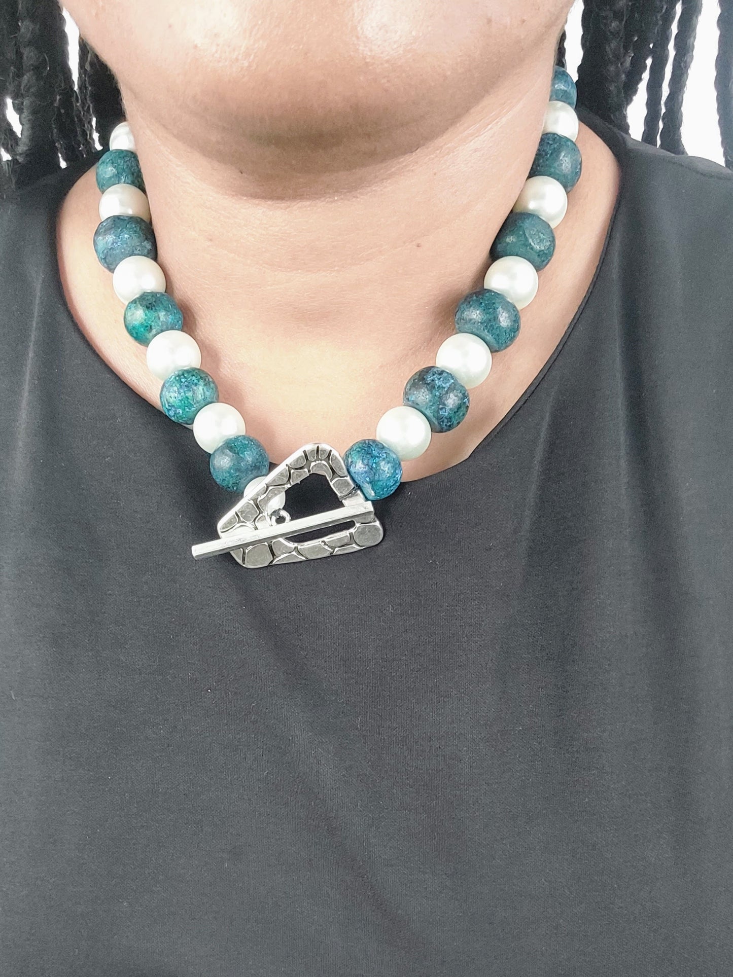 Turquoise Love Toggle Necklace